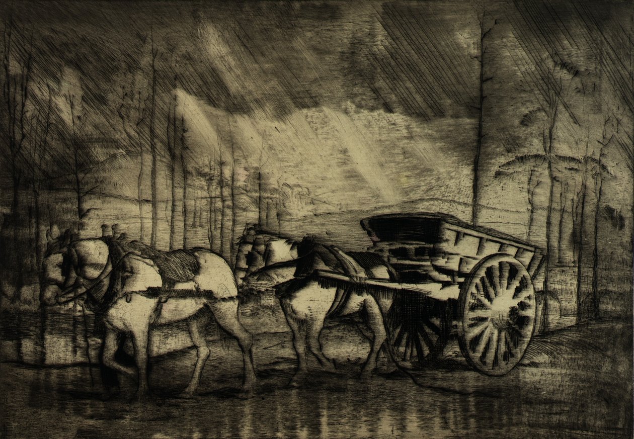 Paz--en una tormenta--Flandes de Charles L. Morgan