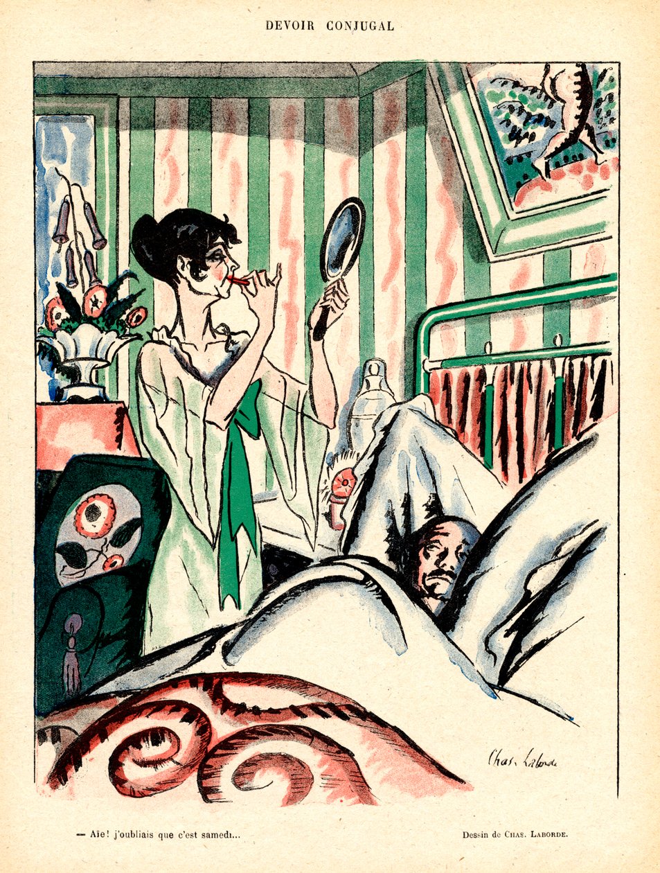 La Risa Roja, Satírico en Colores de Charles Laborde