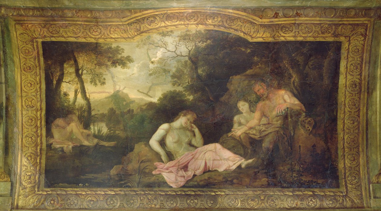 Techo del Hôtel La Rivière (detalle) de Charles Le Brun