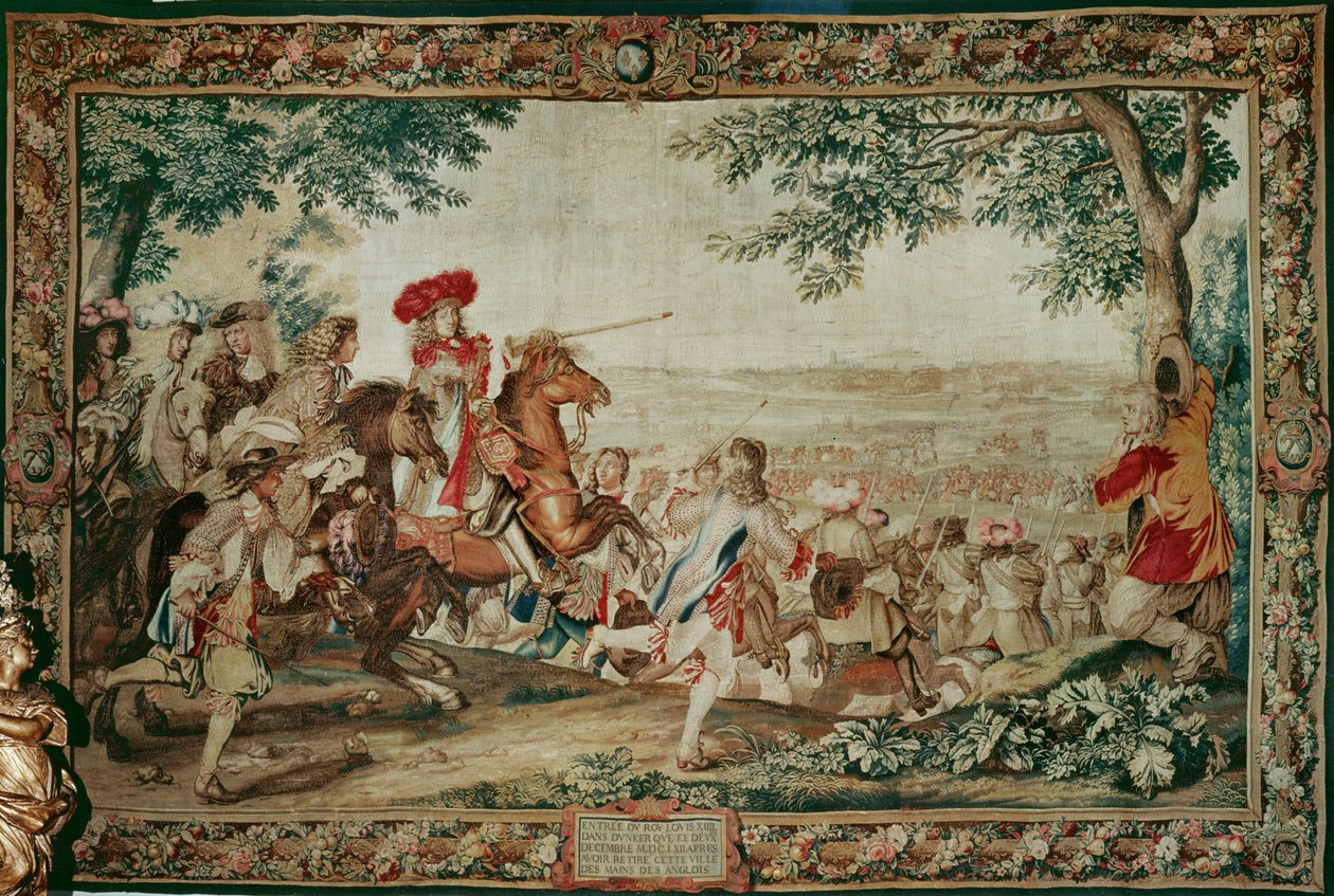 Entrada de Luis XIV en Dunkerque ... de Charles Le Brun