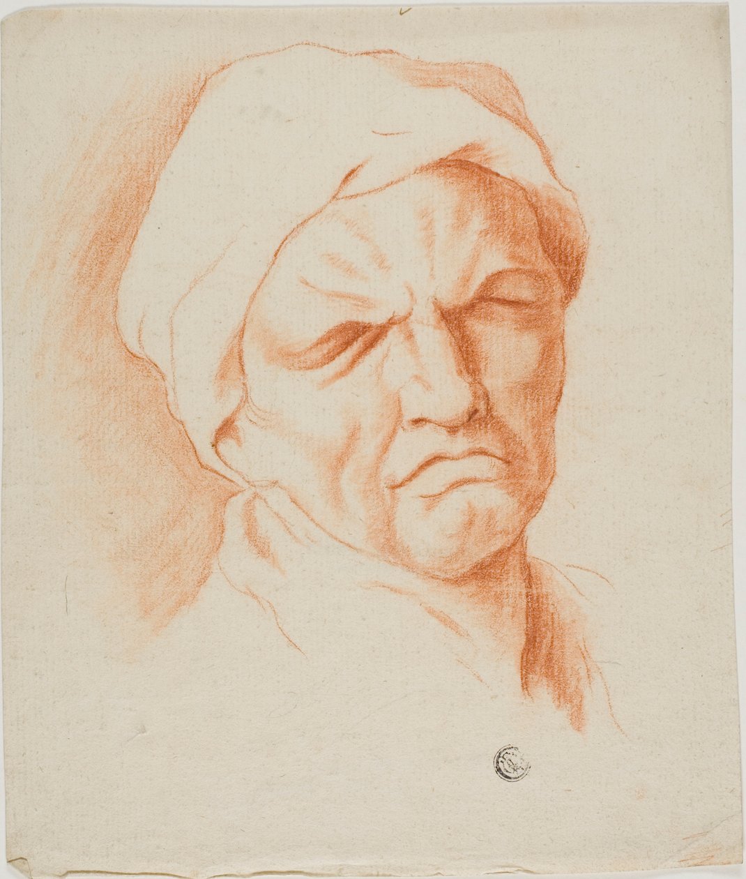 Cabeza de un anciano de Charles Le Brun