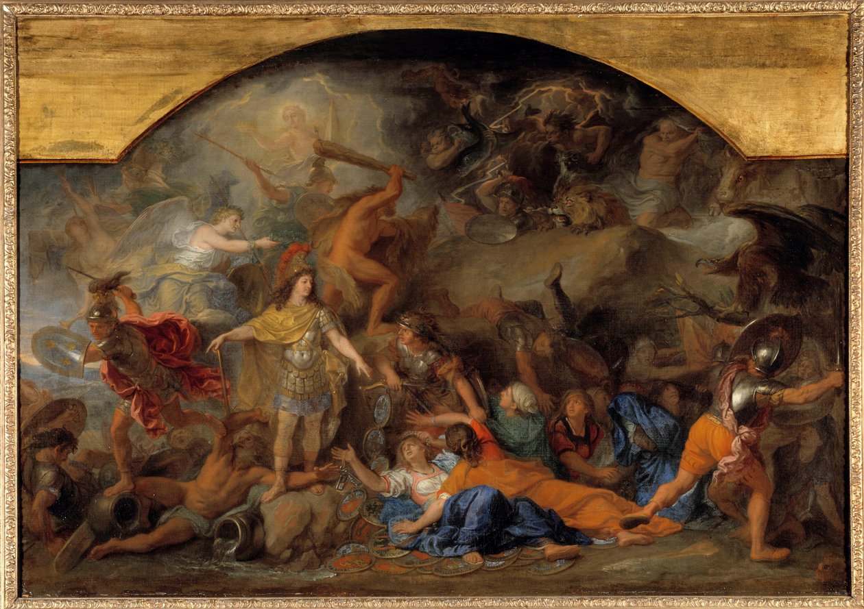 Guerra de Holanda: La conquista del Franco Condado por segunda vez en 1674 de Charles Le Brun