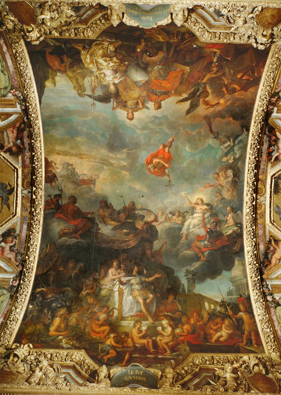 Luis XIV gobierna solo ... de Charles Le Brun