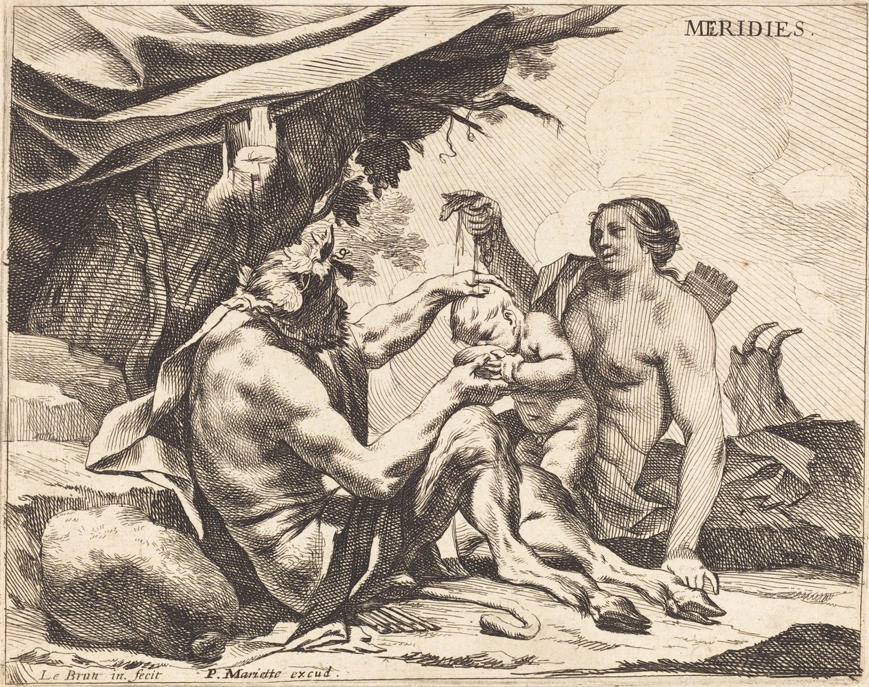 Meridies (Mediodía) de Charles Le Brun