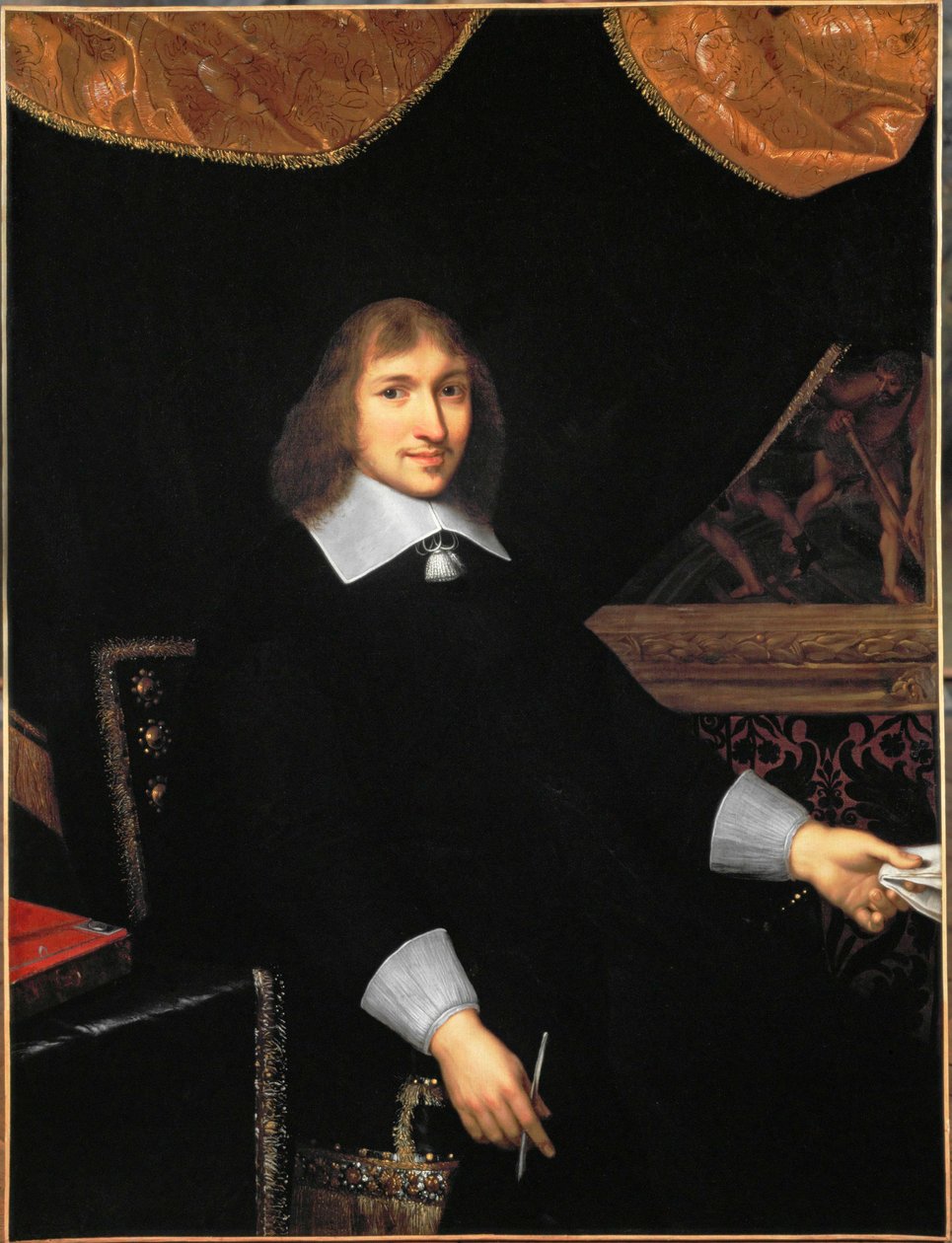 Nicolas Fouquet, ministro de Hacienda del rey Luis XIV ... de Charles Le Brun