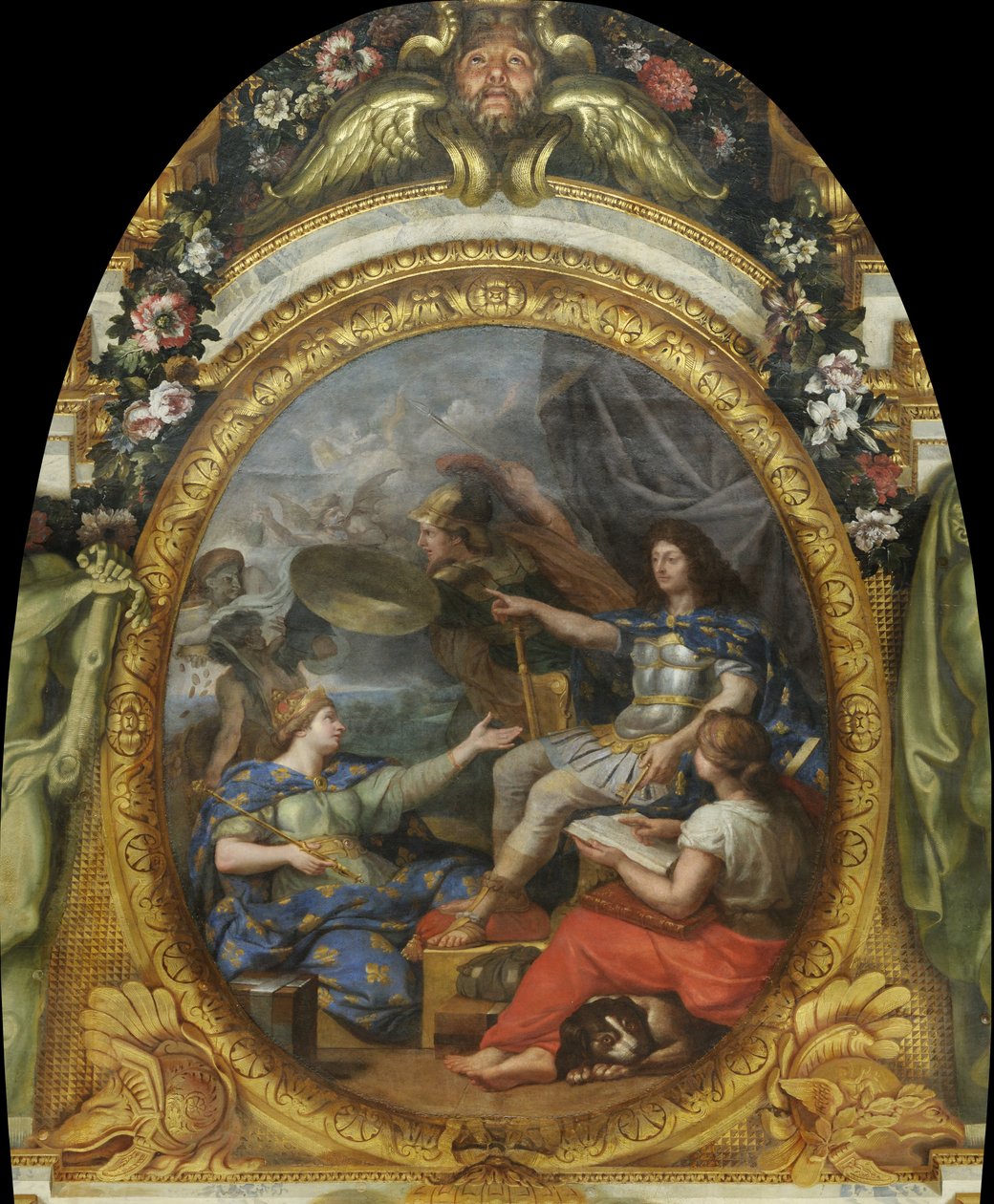 Orden restablecido en las finanzas del reino, 1662 de Charles Le Brun
