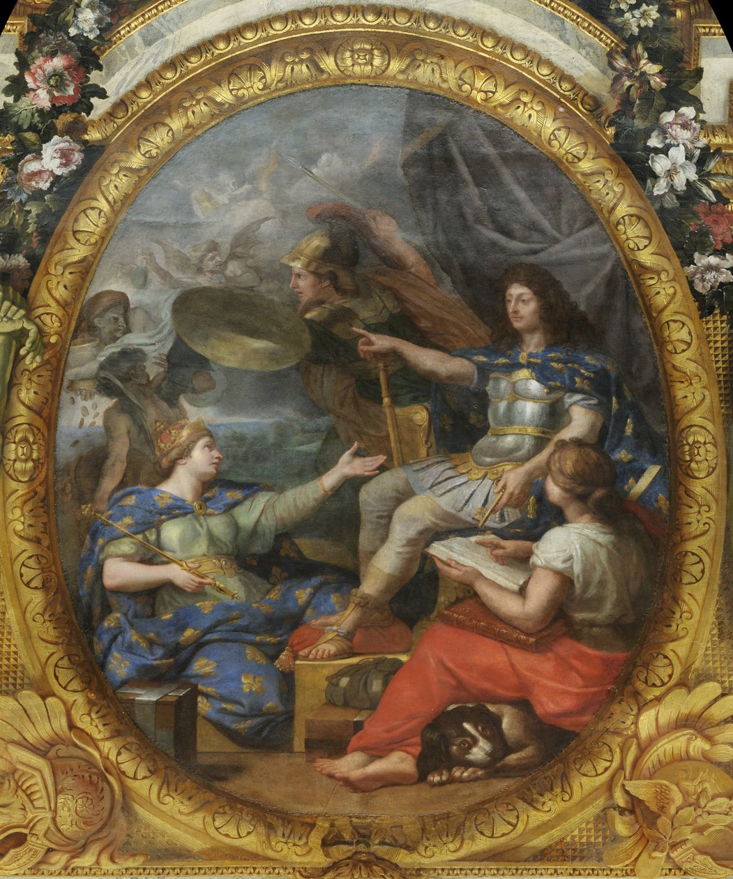 Orden restaurado en las finanzas del Reino, 1662, 1680s de Charles Le Brun