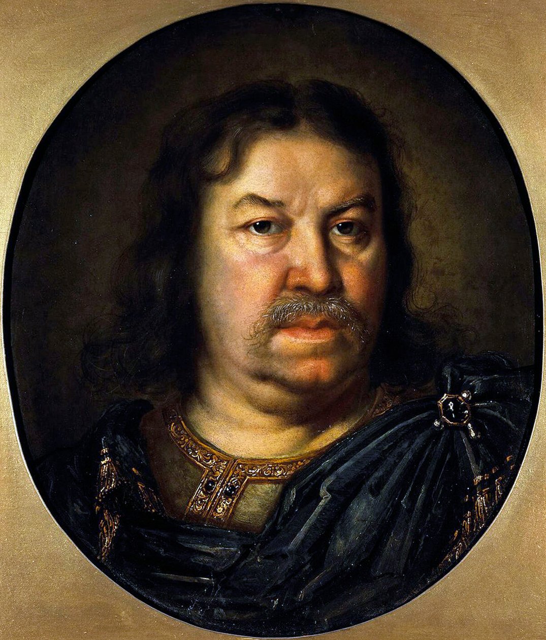 Retrato del senador príncipe Yakov Fyodorovich Dolgorukov, 1639-1720, 1687 de Charles Le Brun