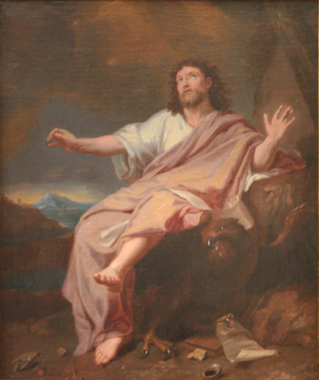 San Juan Evangelista en Patmos de Charles Le Brun