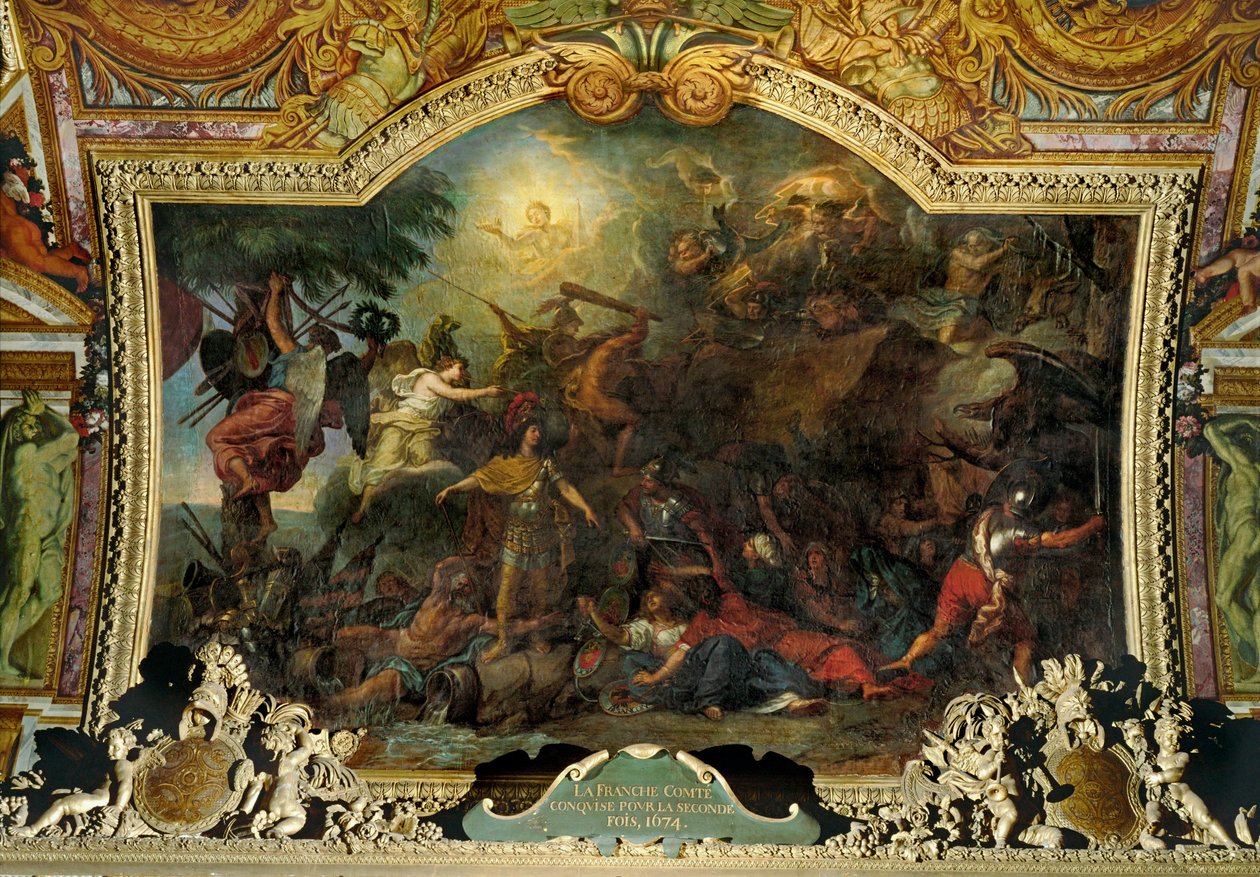 El Franco Condado conquistó por segunda vez ... de Charles Le Brun