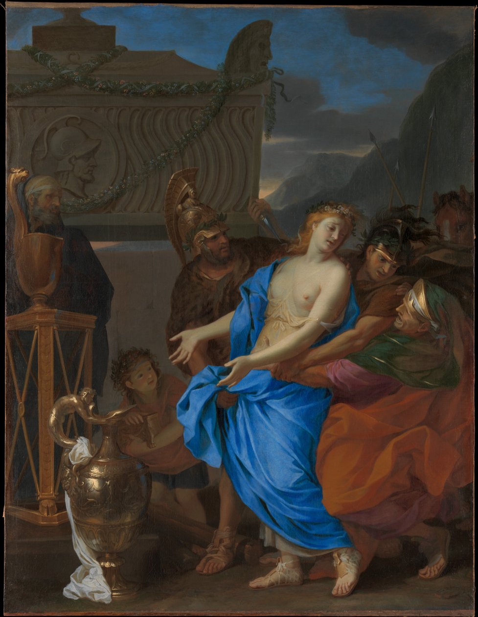 El sacrificio de Polixena de Charles Le Brun