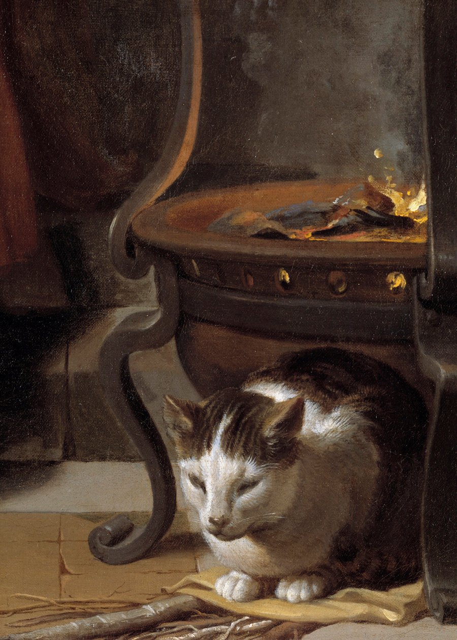 El sueño del Niño Jesús (detalle) de Charles Le Brun