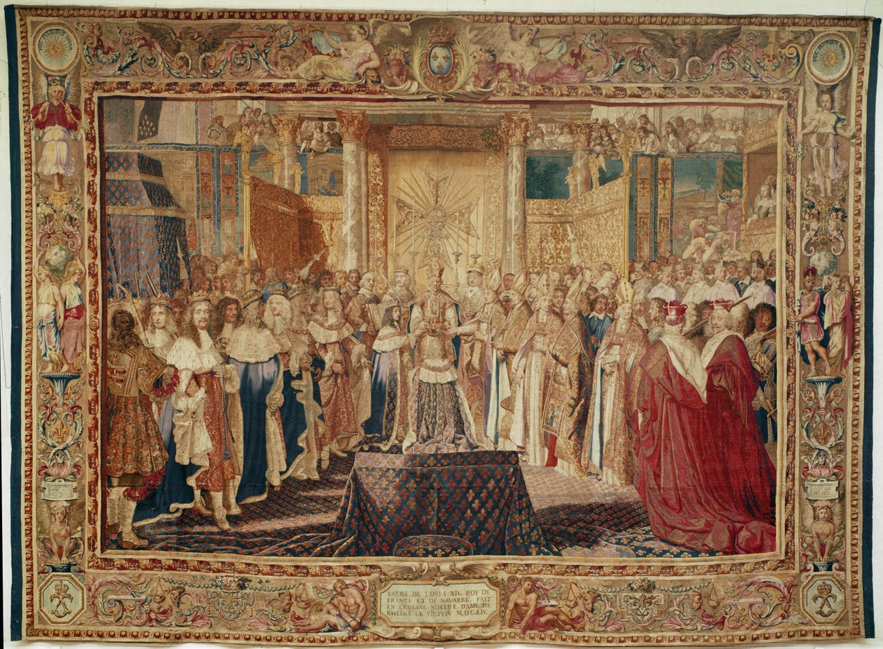 La coronación de Luis XIV ... de Charles Le Brun