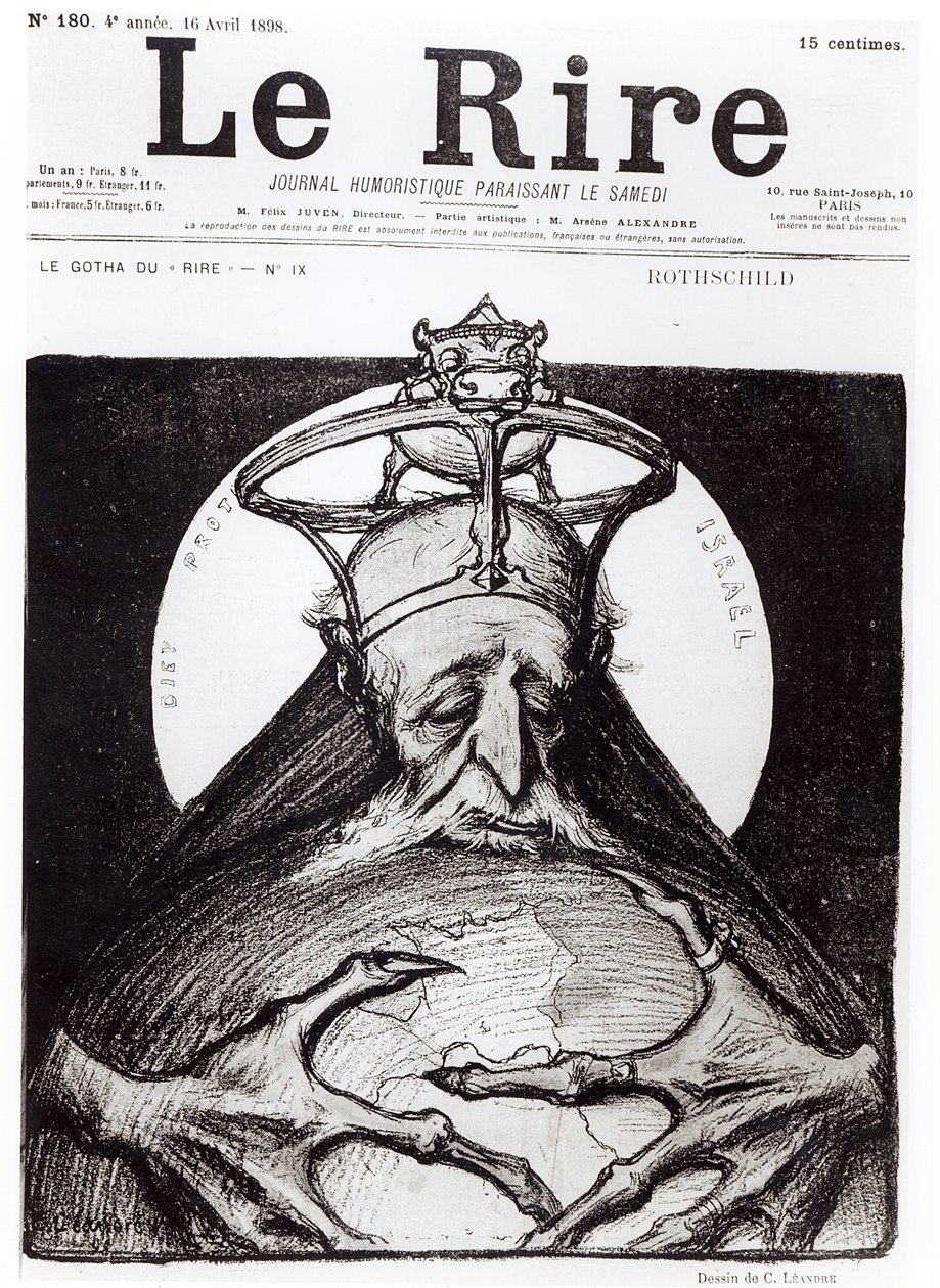 Caricatura de la familia Rothschild de 