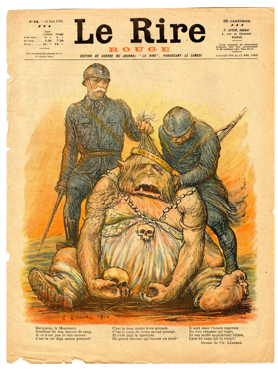 Portada de "La Risa Roja", Satírico en Colores de Charles Leandre