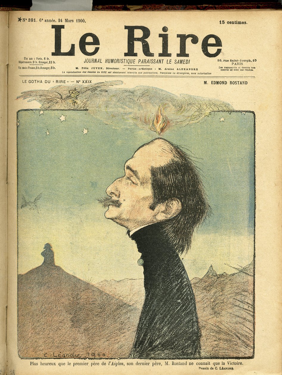 Ilustración de Charles Leandre para la portada de Le Rire de Charles Leandre