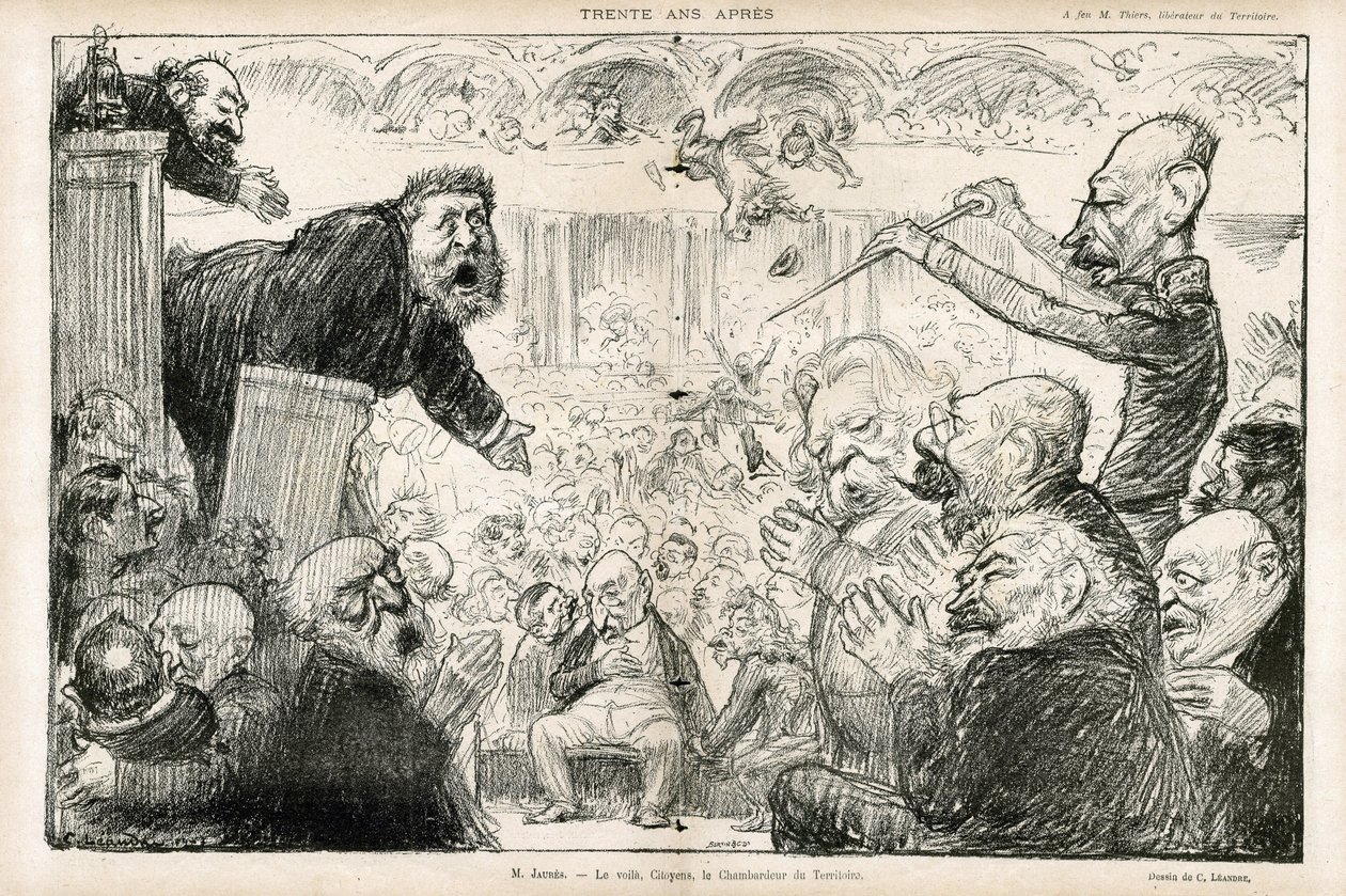 Ilustración de Charles Leandre (1862-1934) en Le Rire de Charles Leandre