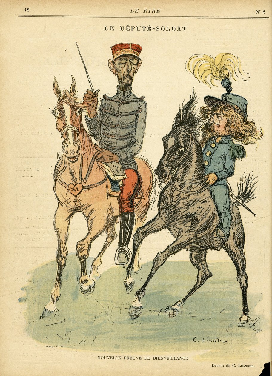 Ilustración de Charles Leandre (1862-1934) en Le Rire de Charles Leandre
