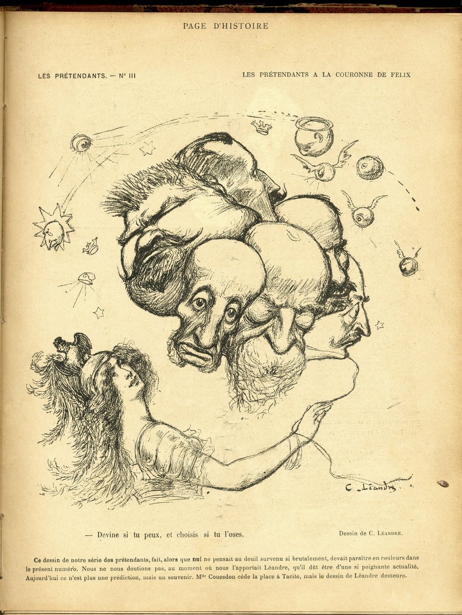 Ilustración de Charles Leandre (1862-1934) en Le Rire de Charles Leandre