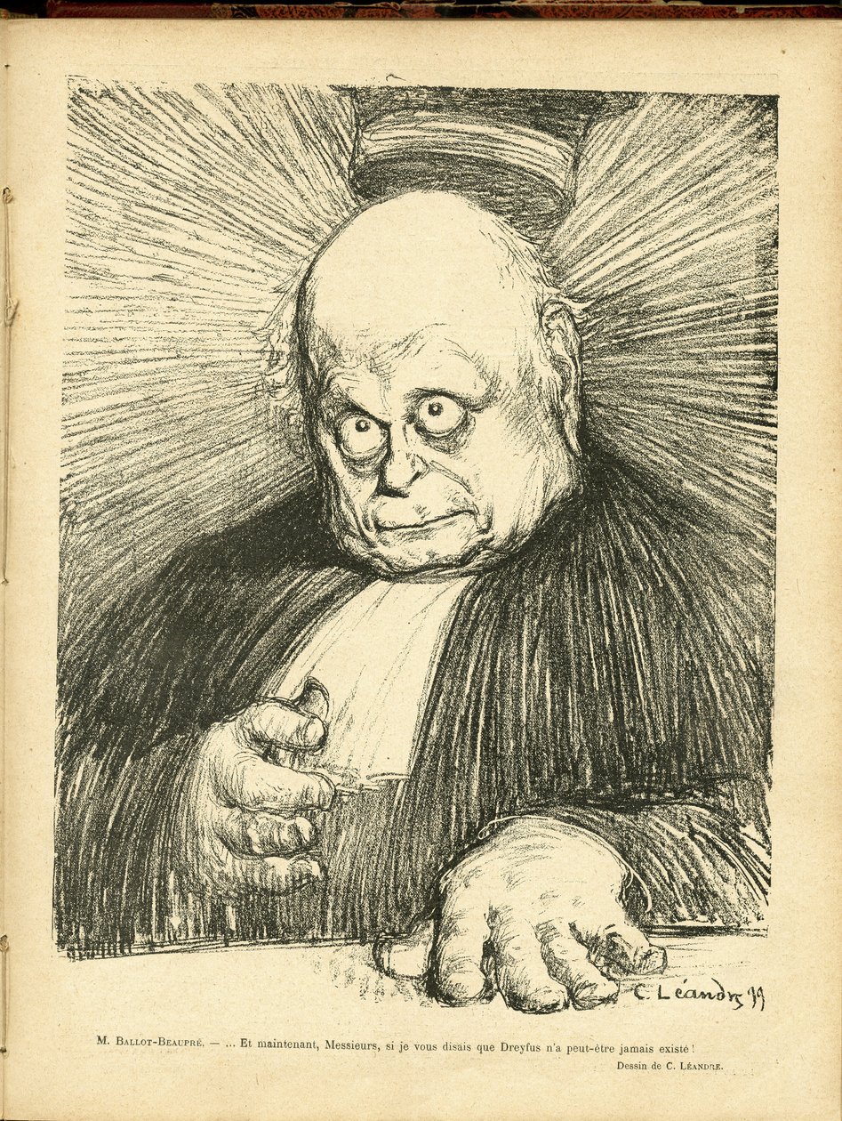 Ilustración de Charles Leandre en Le Rire de Charles Leandre