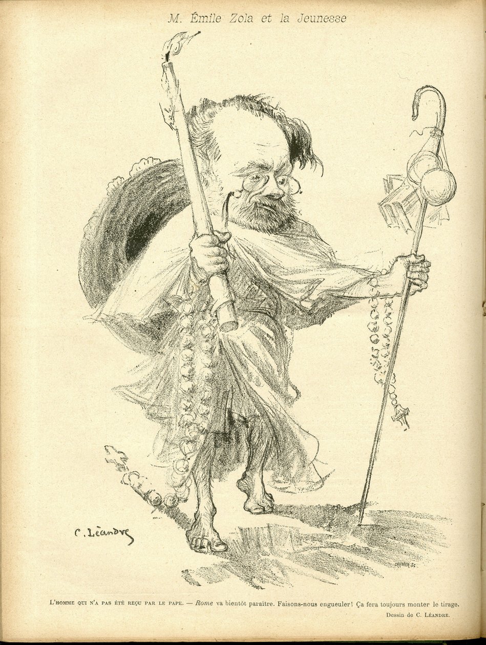 Ilustración de Charles Leandre (1862-1934) en Le Rire de Charles Leandre