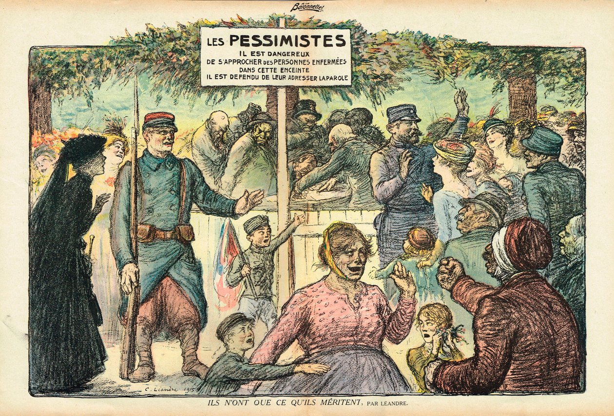 La Baionnette, Satírico en Colores de Charles Leandre