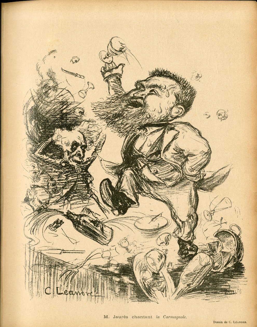 Le Lire, Satírico en N & B de Charles Leandre