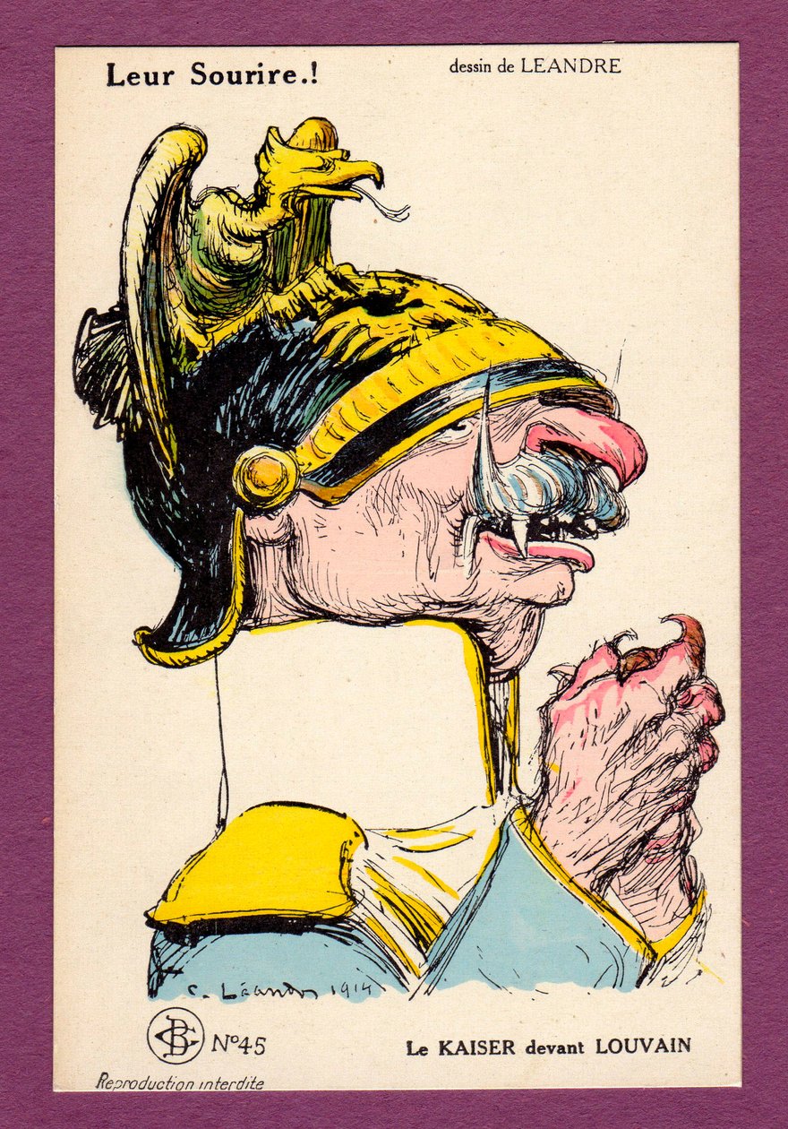 Postal, Satirique en Couleurs de Charles Leandre
