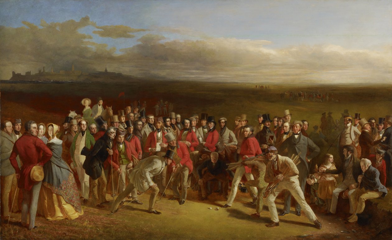 Los golfistas, 1847 de Charles Lees