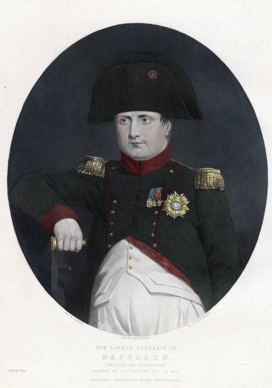 Último retrato de Napoleón a bordo del Bellerophon de Charles Lock Eastlake