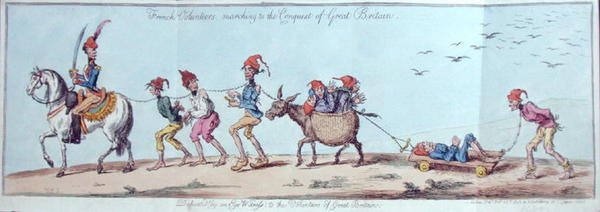 Voluntarios franceses marchando a la conquista de Gran Bretaña de Charles Lorraine (after) Smith