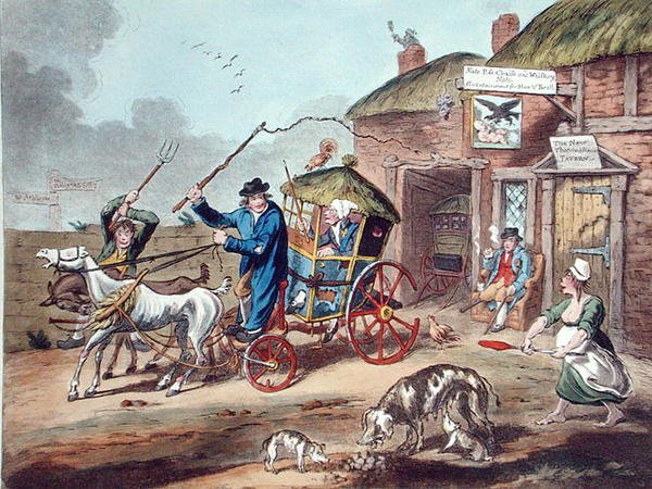 Publicación en Irlanda, publicada por Hannah Humphrey en 1805 de Charles Lorraine (after) Smith