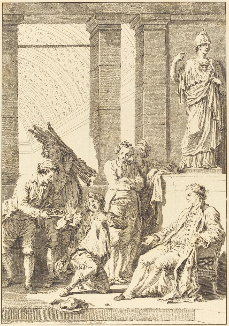 El campesino de Charles Louis Lingée after Jean Honoré Fragonard