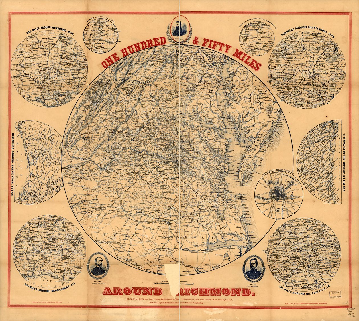Ciento cincuenta millas alrededor de Richmond. 12 ed. de Charles Magnus
