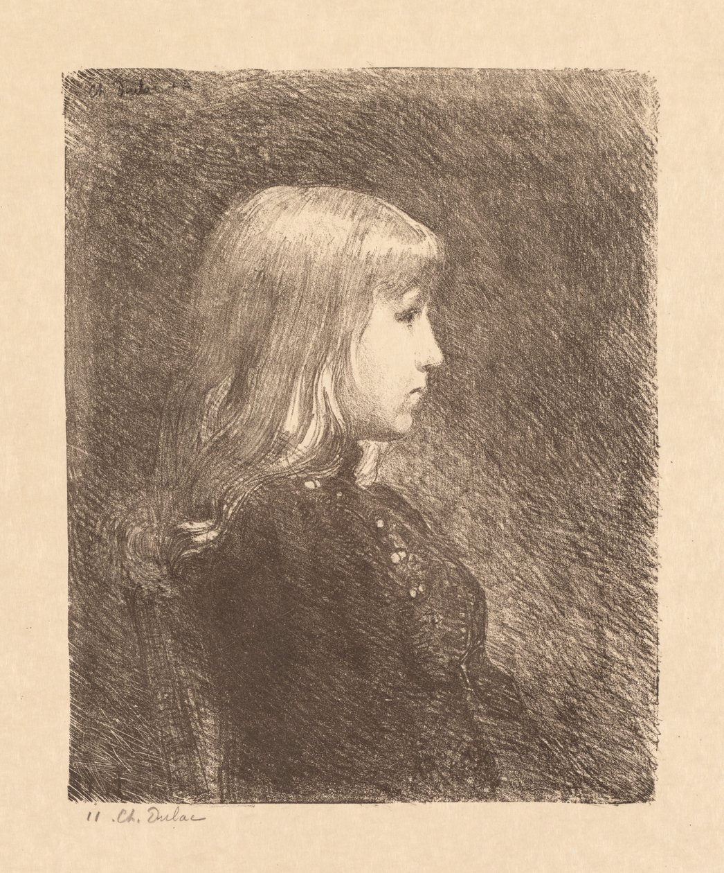Joven dama Jeune Fille, 1892 de Charles Marie Dulac