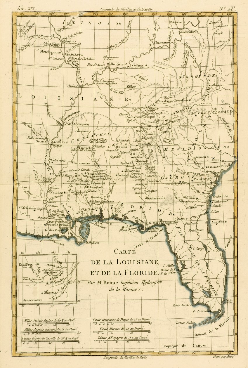Luisiana y Florida, del 
