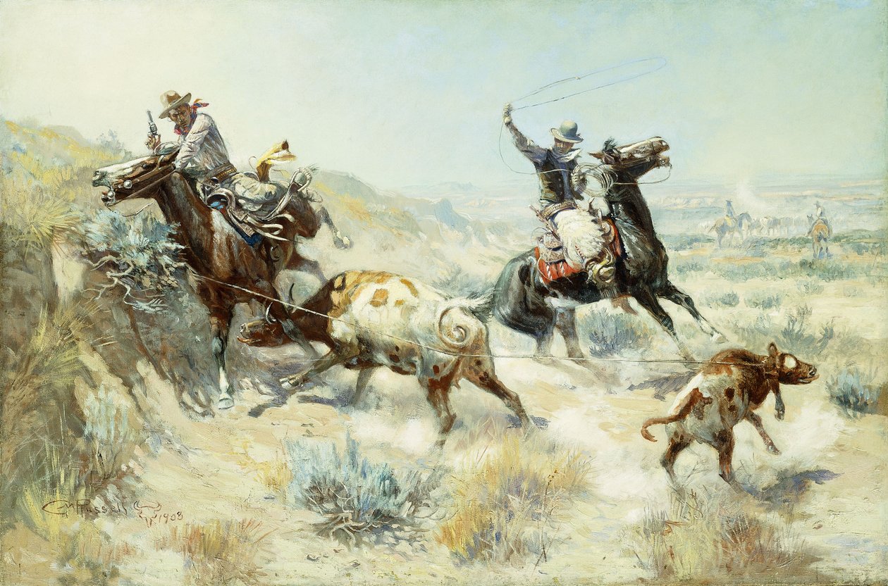 Madre de la gama, 1908 de Charles Marion Russell