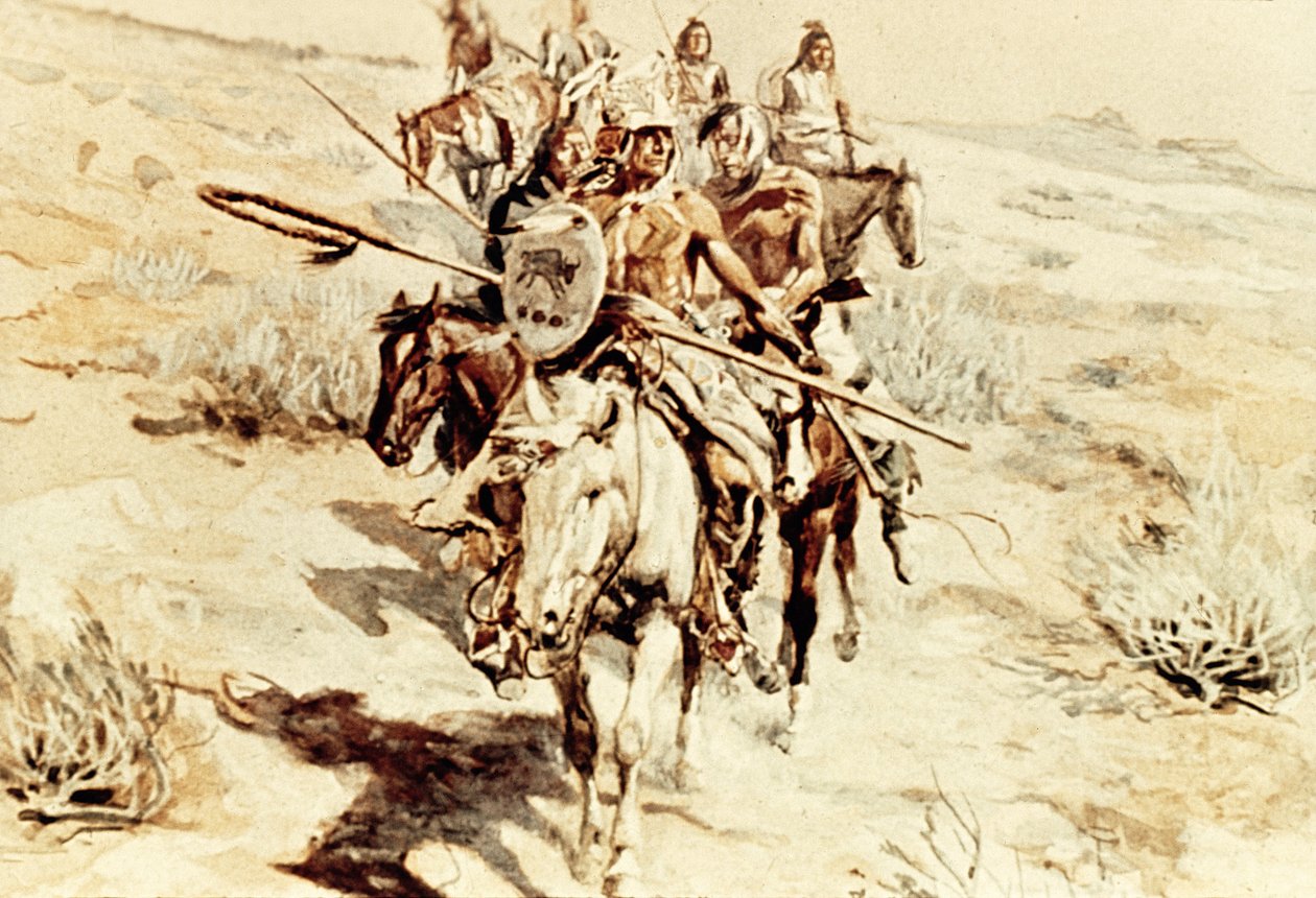 Regreso de los guerreros de Charles Marion Russell