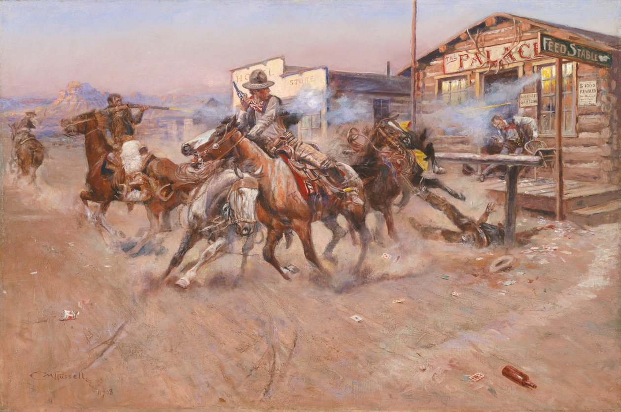 Humo de un .45 de Charles Marion Russell