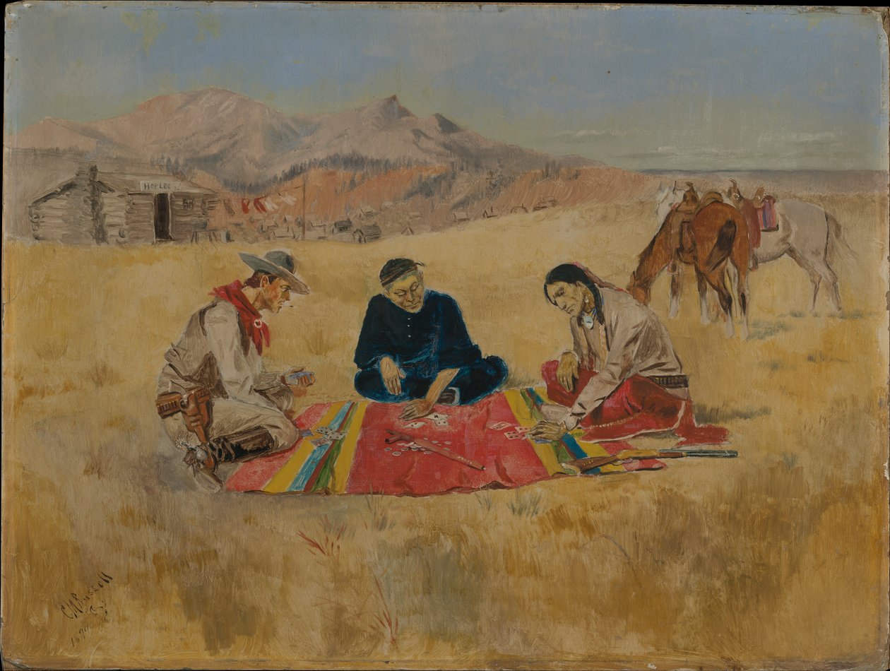 El juego de póquer de Charles Marion Russell