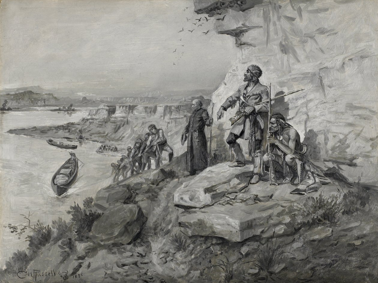 Viajeros, 1898 de Charles Marion Russell