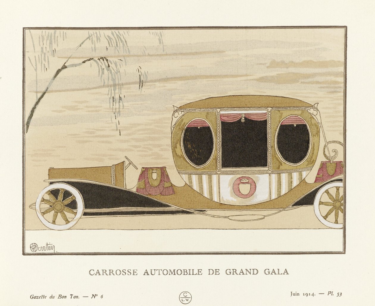 Carrosse Automobile de Grand Gala, pub. 1914 de Charles Martin