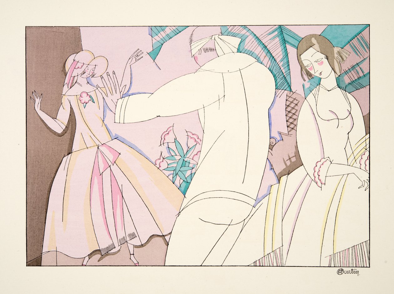 Colin Maillard, de Deportes y Diversiones, pub. 1914 de Charles Martin