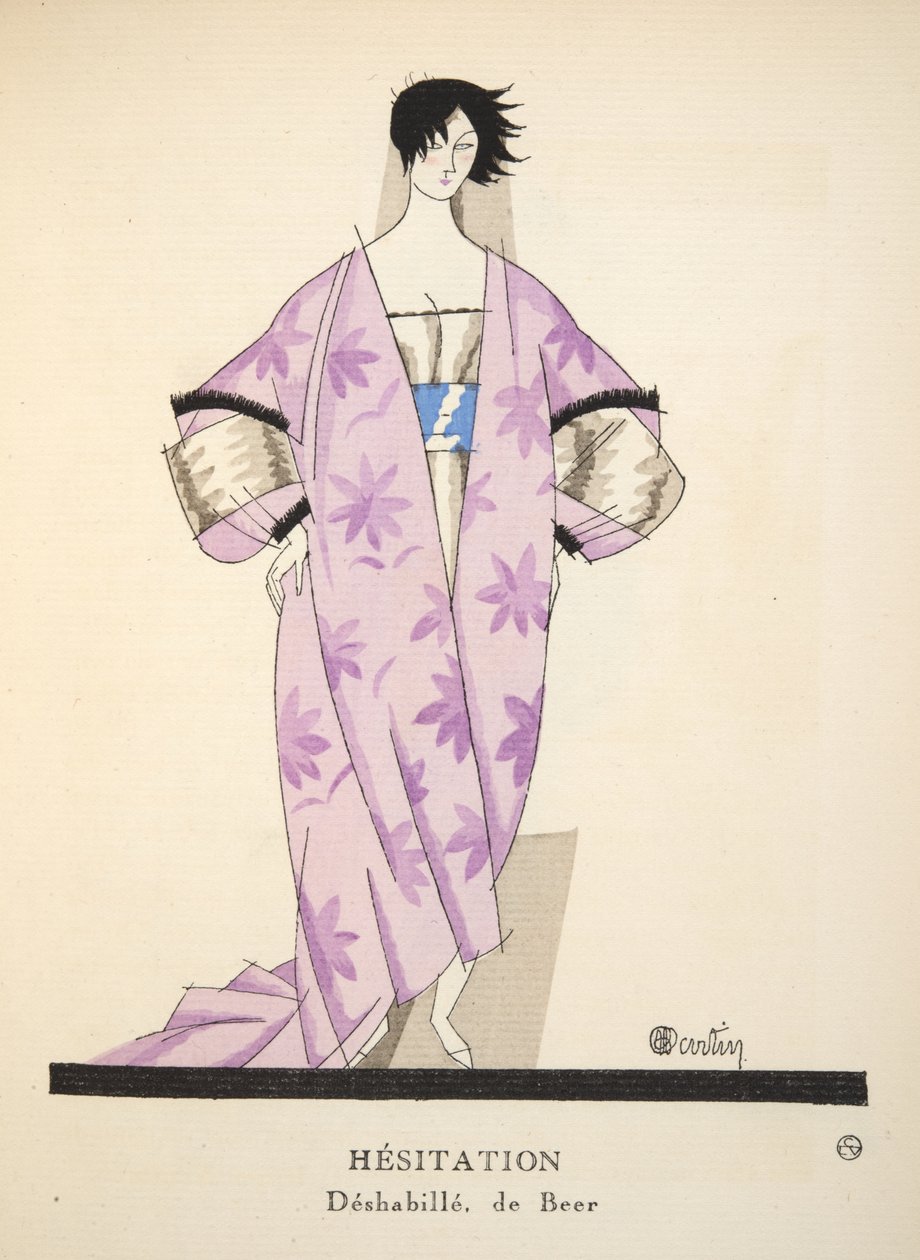 Hesitación de Gazette de Bon Ton, pub. 1920 de Charles Martin
