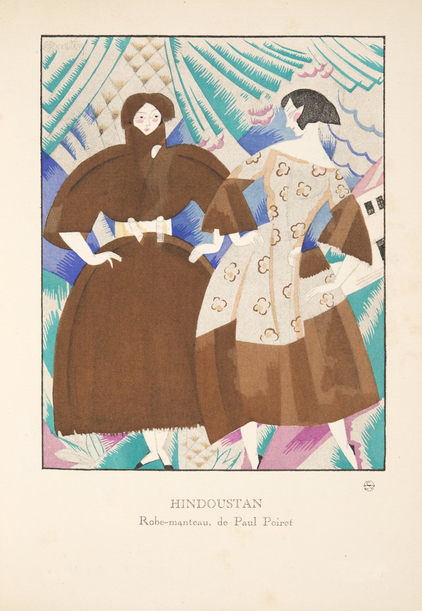 Hindoustan, de una colección de láminas de moda, 1920 de Charles Martin
