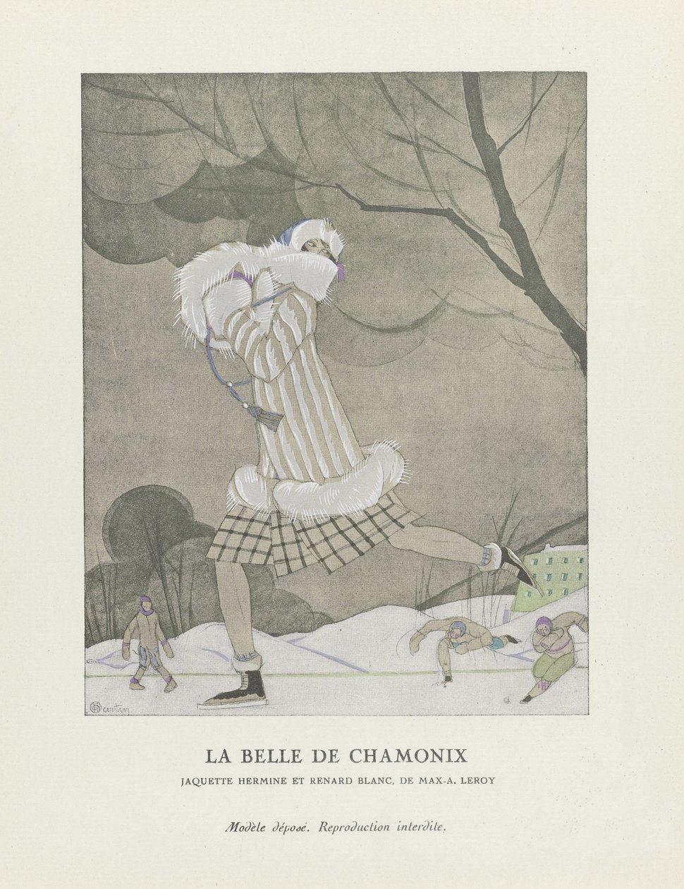 La Belle de Chamonix, pub. 1924 de Charles Martin