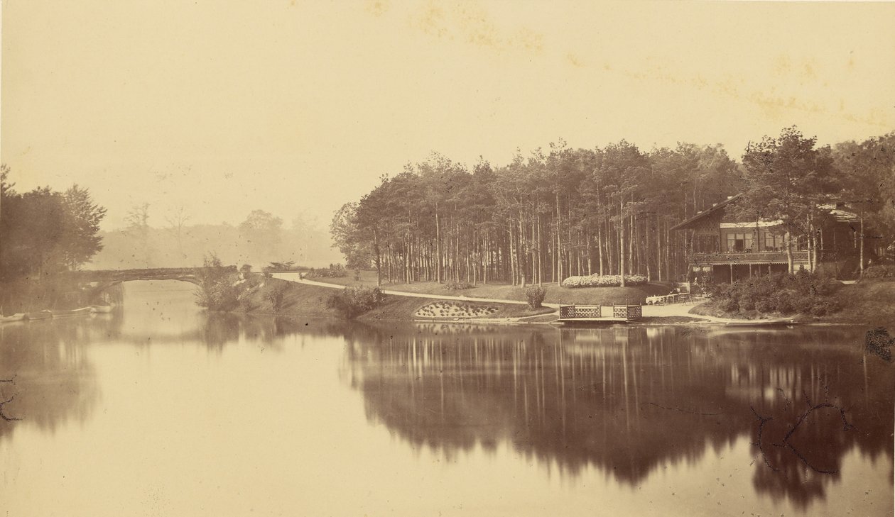 [Bosque de Boulogne, París] de Charles Marville