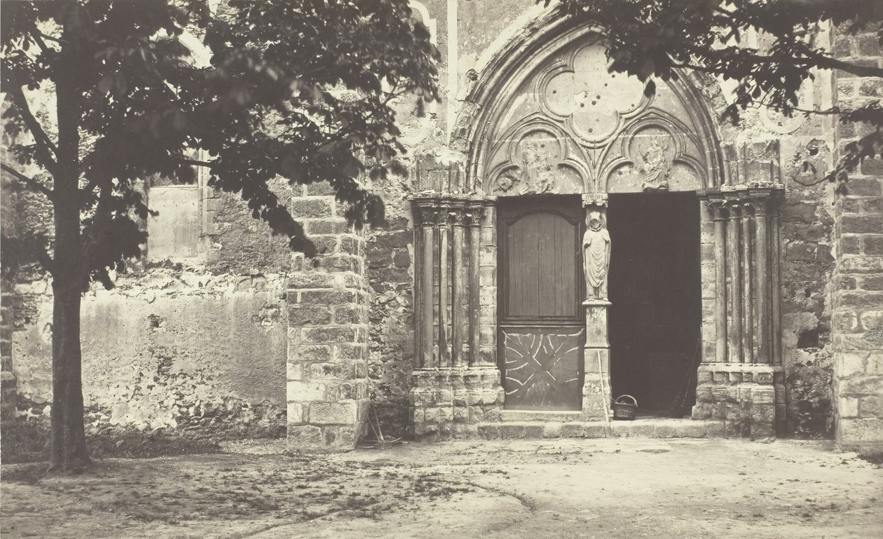 Iglesia de Villeneuve le Comte, Seine-et-Marne, 1862 de Charles Marville
