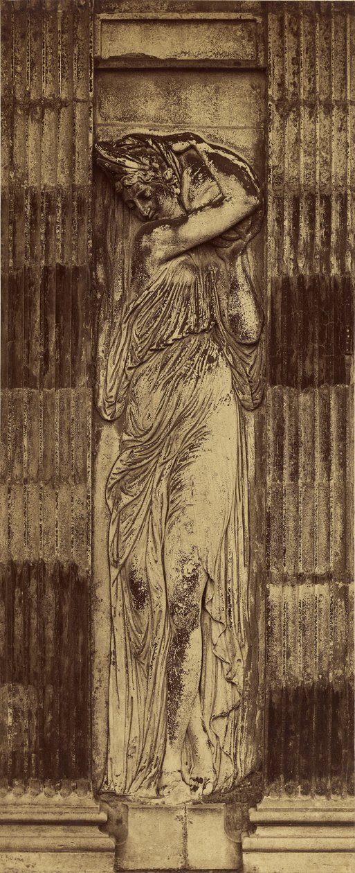 [Detalle de las Ninfas de Jean Goujon] / [Ninfa, Fuente de los Inocentes, París] de Charles Marville