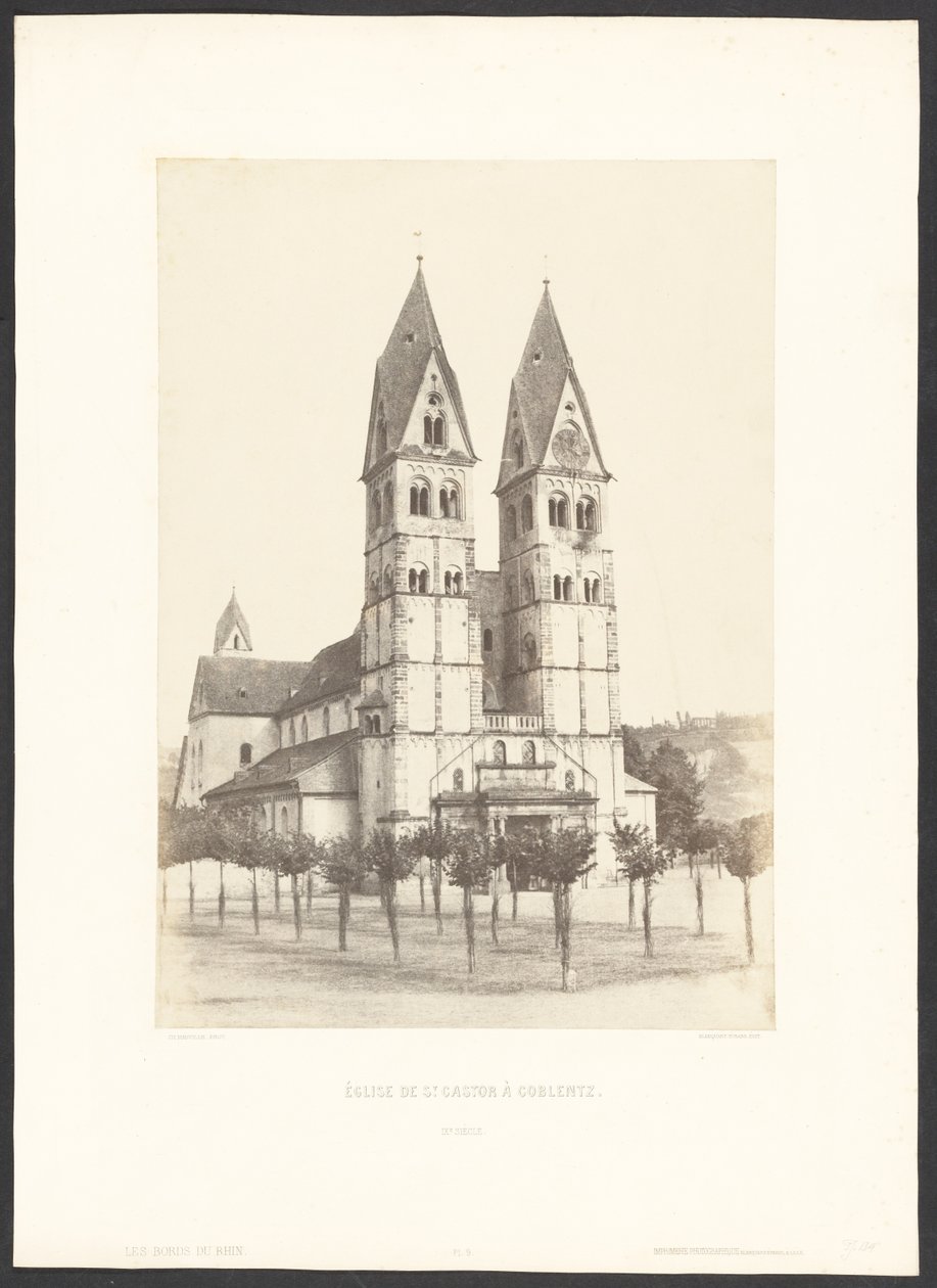 Iglesia de San Castor en Coblentz de Charles Marville